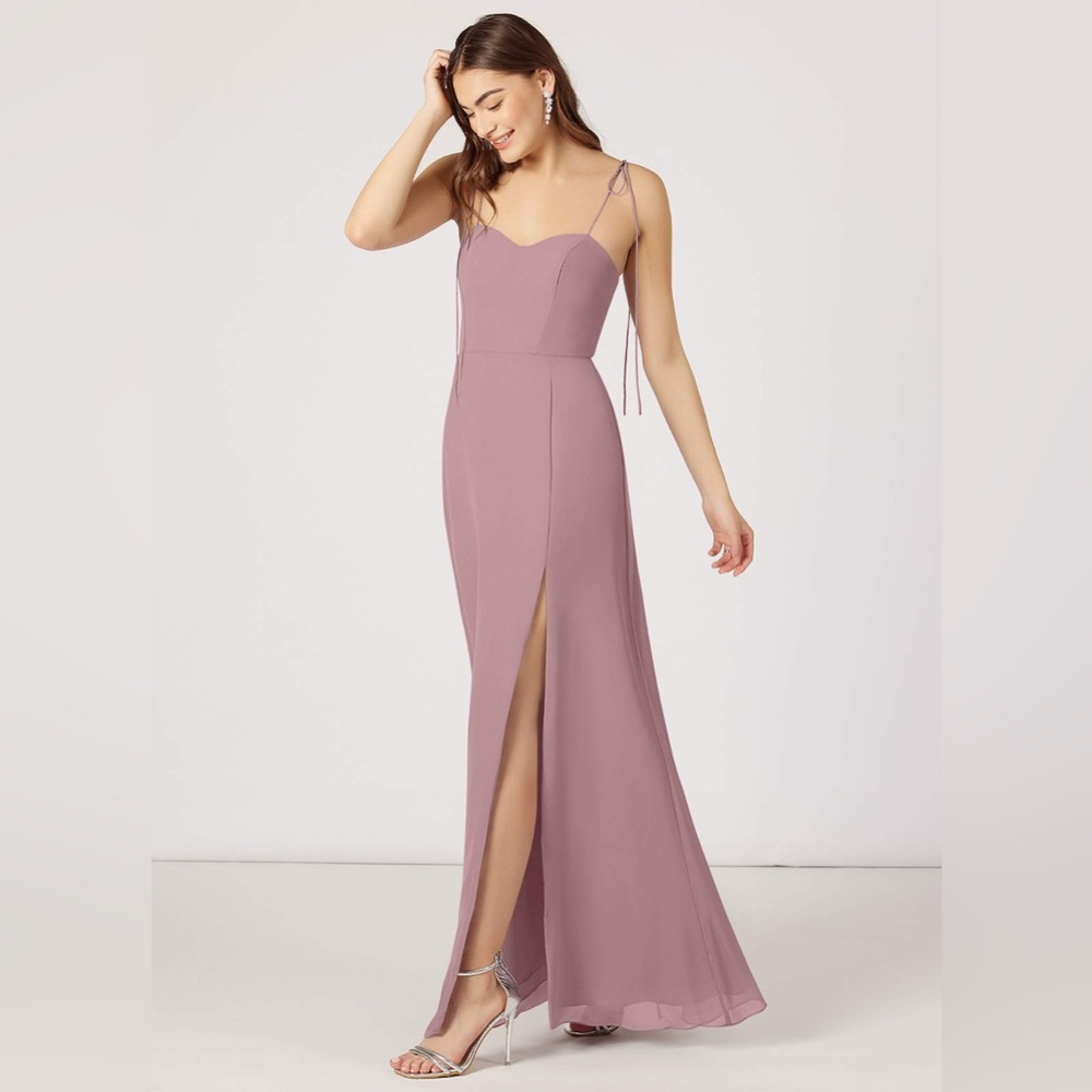 NEW Azazie Rosey Formal or Bridesmaid Dress - Dusty Rose Size A6